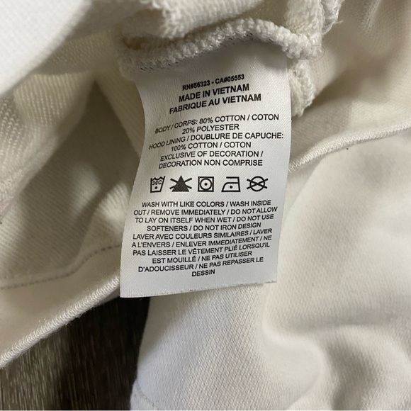 NIKE Fleece Graphic Hoodie DJ1074 100 White Mint Green Women's Size Large - Picture 5 of 9